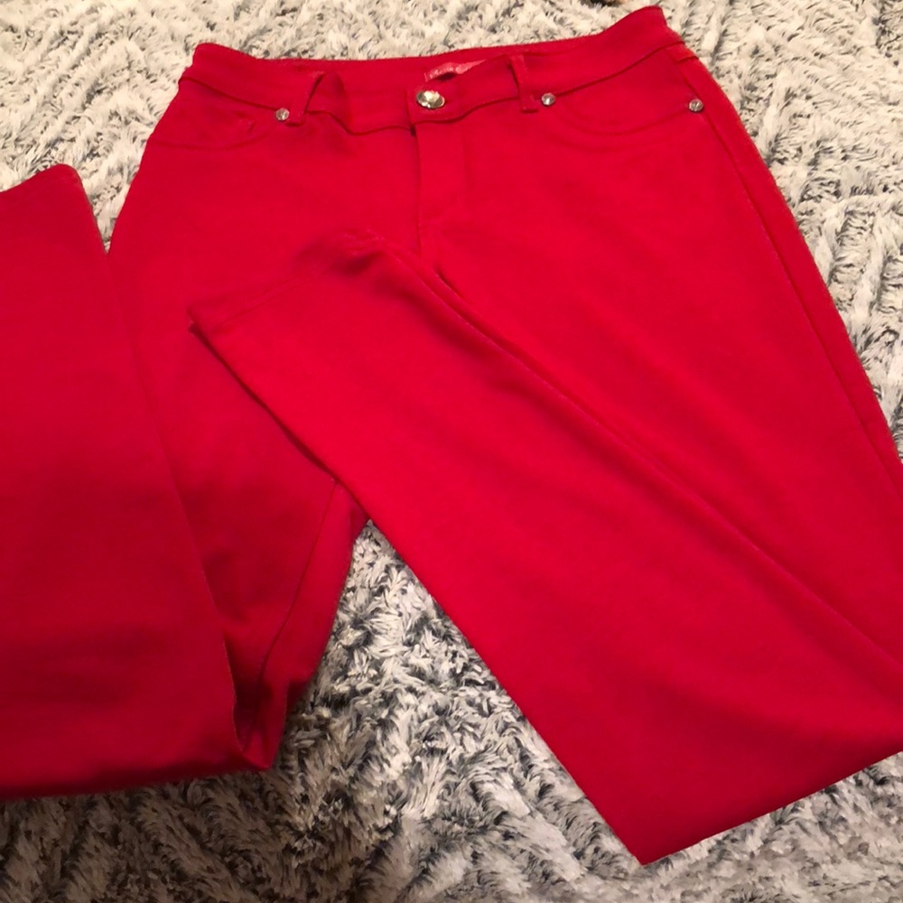 Red Stretchy pants